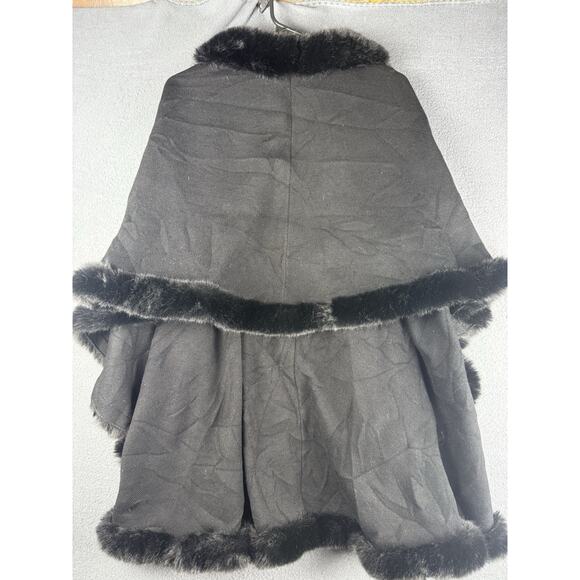 NWT Boston Proper M/L Faux Fur Trim Cardigan Vest Boho Romantic Chic - Picture 4 of 4